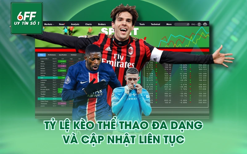 Thể Thao 1 Tỷ lệ kèo Thể Thao đa dạng và cập nhật liên tục